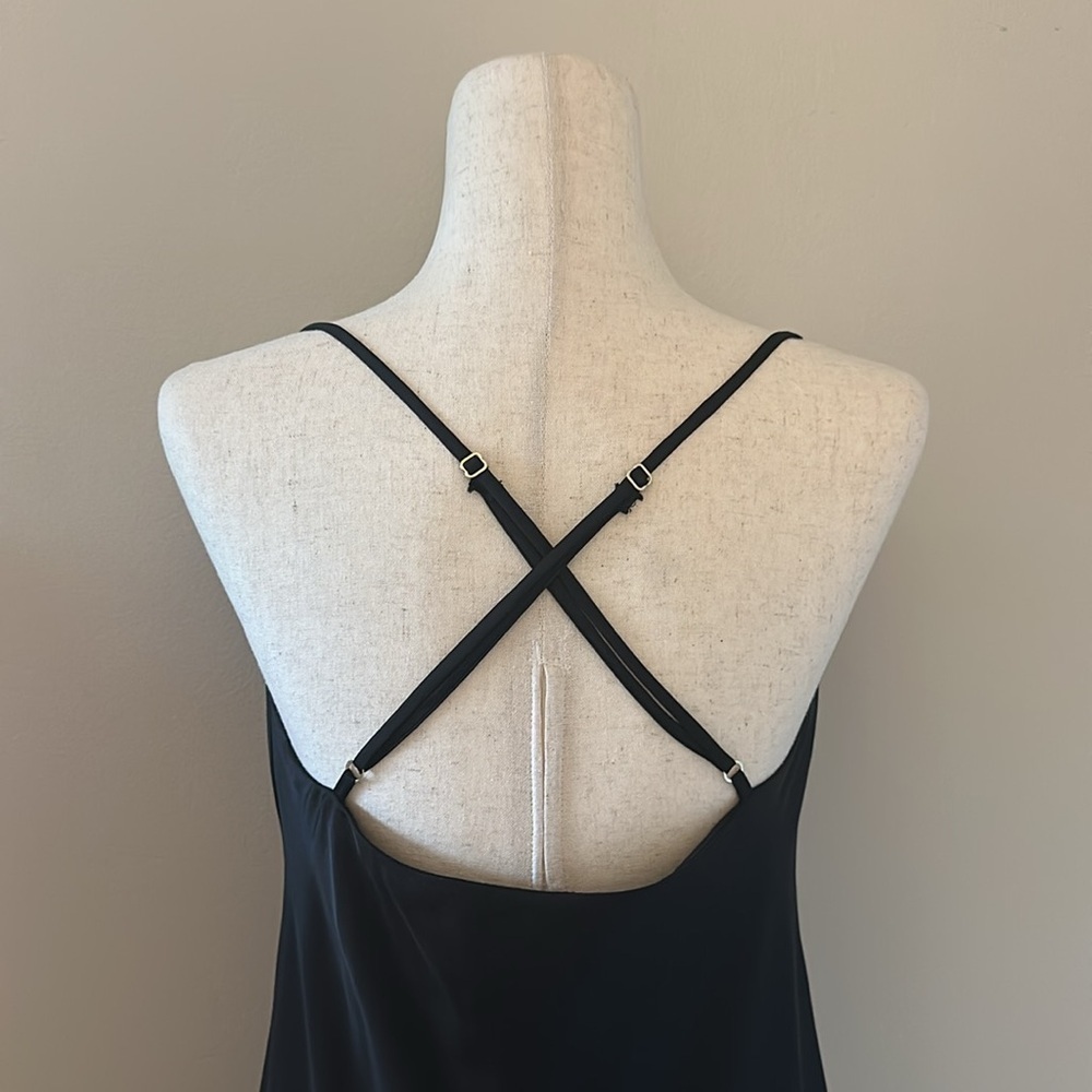 Show Me Your MuMu Verona Cowl Dress Black Sz Medium Party Wedding Timeless Chic - Picture 8 of 11